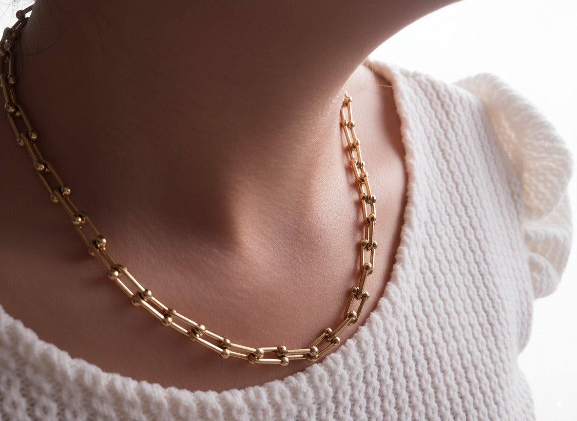 Cadena Ancla en ORO LAMINADO – SALODANNA