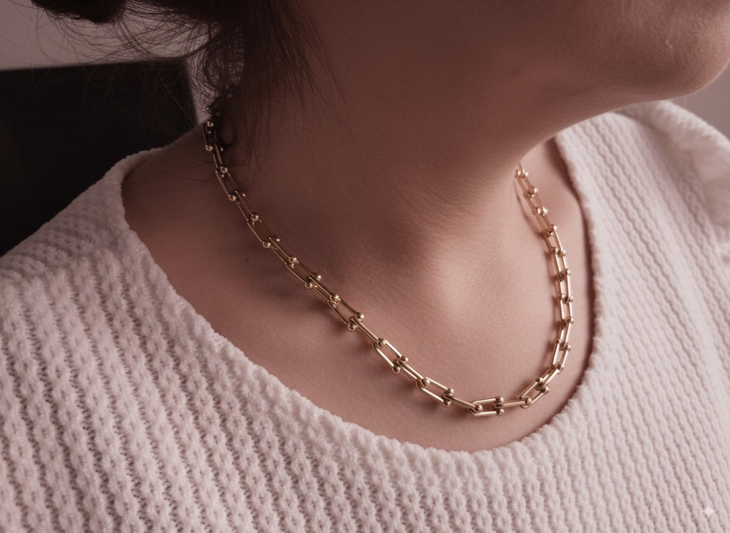 Cadena Ancla en ORO LAMINADO – SALODANNA