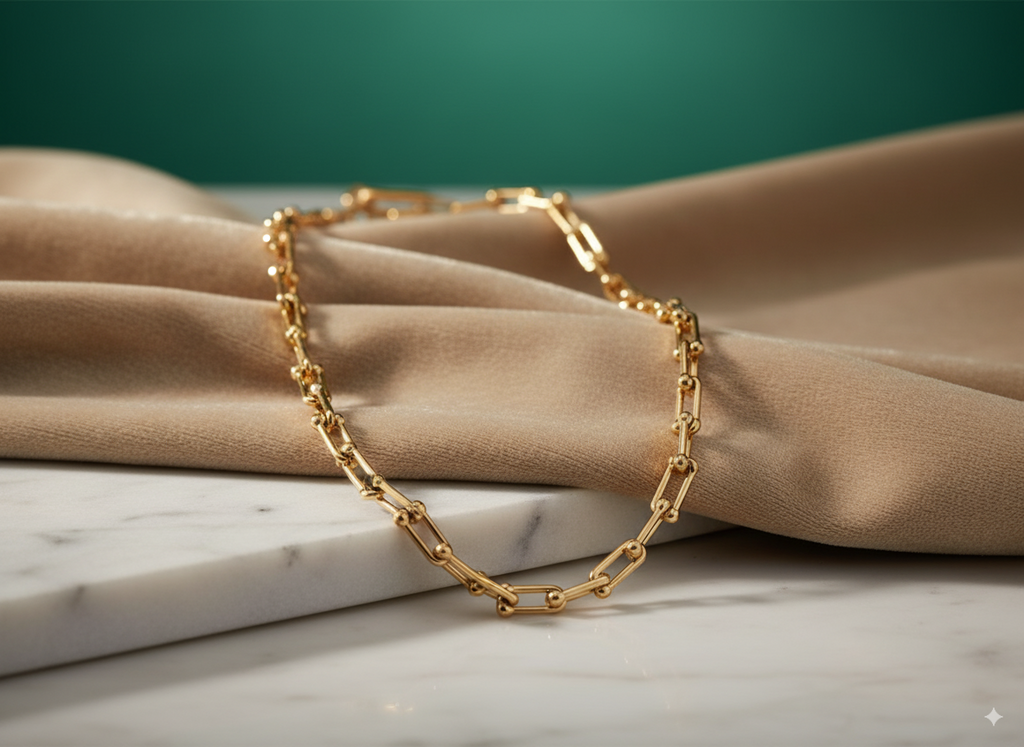 Cadena Ancla en ORO LAMINADO – SALODANNA