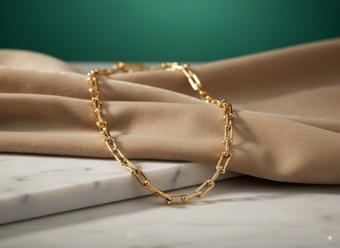 Cadena Ancla en ORO LAMINADO – SALODANNA