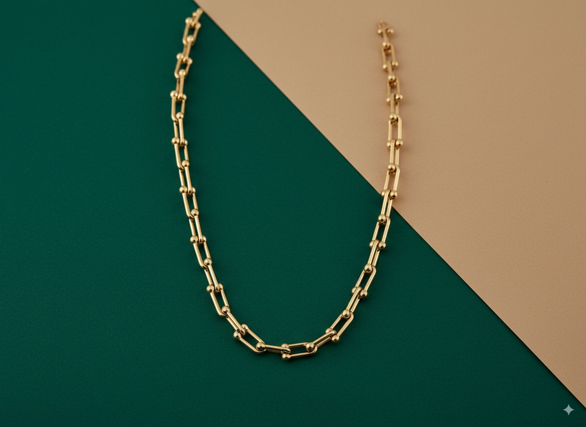 Cadena Ancla en ORO LAMINADO – SALODANNA