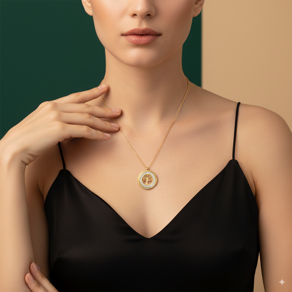 Cadena Árbol de la Vida en ORO LAMINADO – SALODANNA