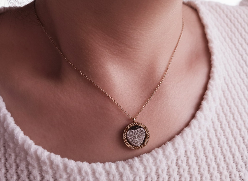 Cadena Corazón Redondo en ORO LAMINADO – SALODANNA