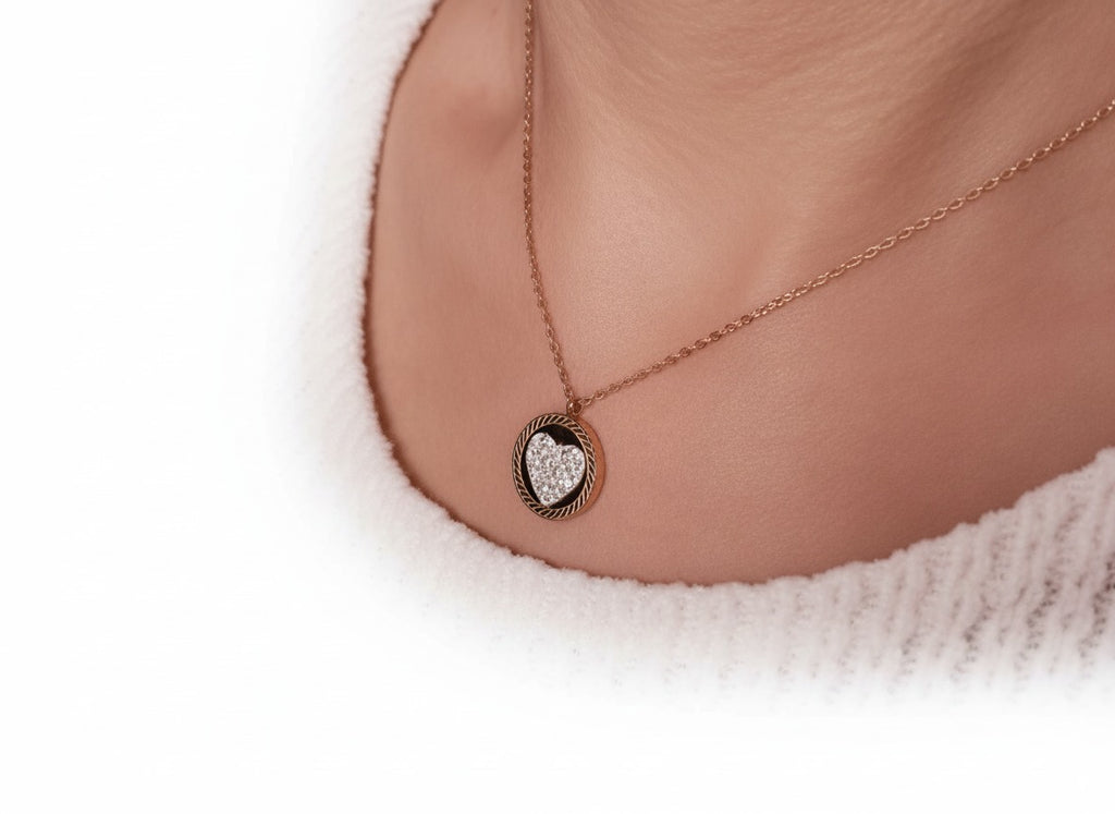 Cadena Corazón Redondo en ORO LAMINADO – SALODANNA