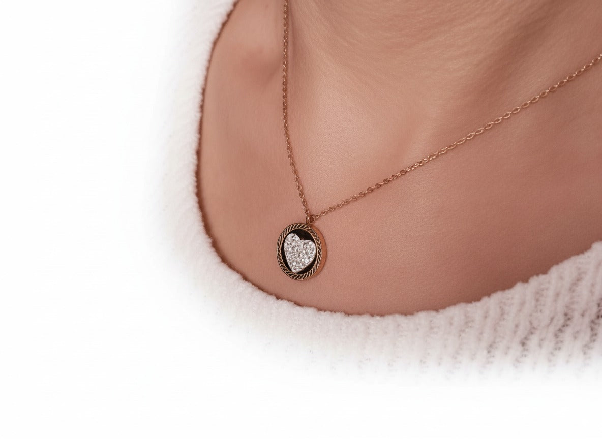Cadena Corazón Redondo en ORO LAMINADO – SALODANNA