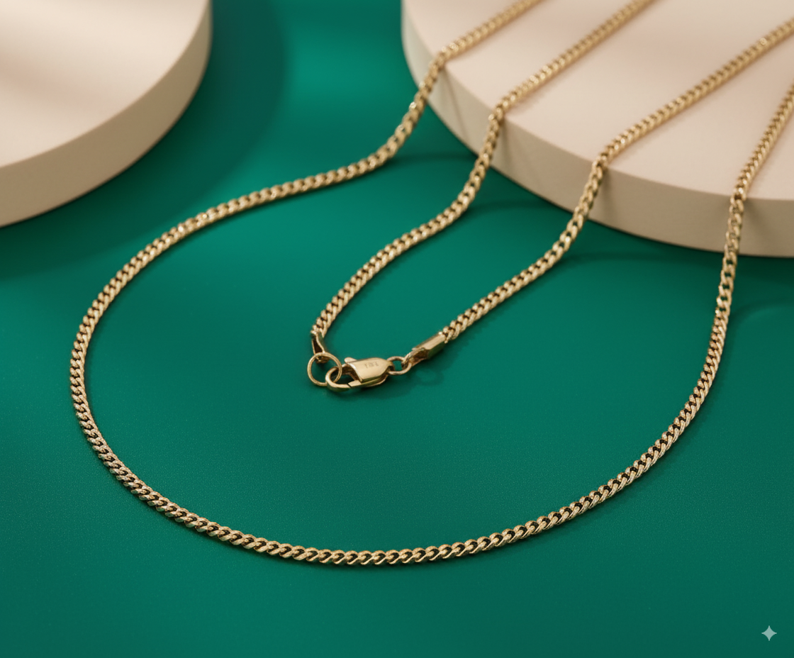 Cadena Cubana en ORO LAMINADO – SALODANNA