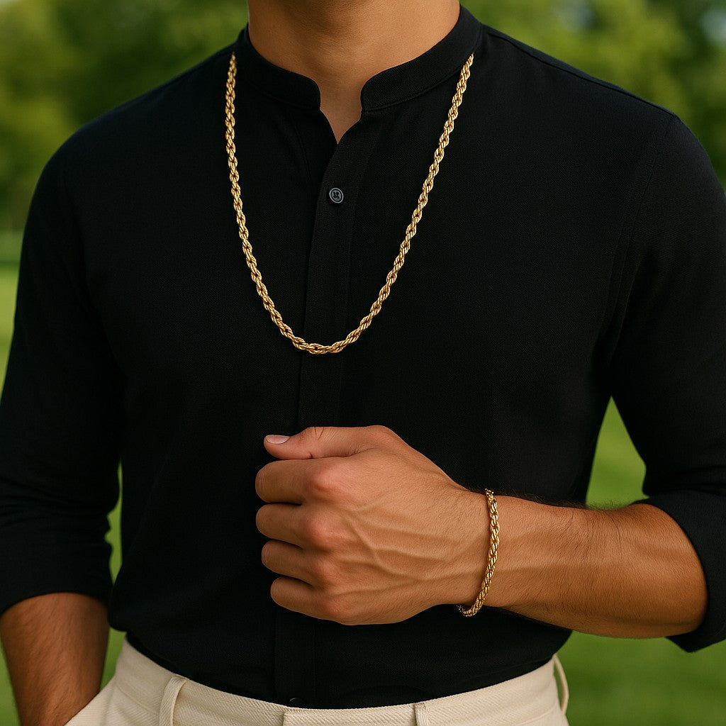 Cadena Lazo en ORO LAMINADO – SALODANNA