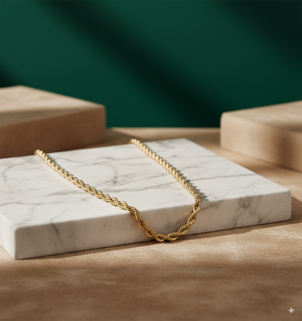 Cadena Lazo en ORO LAMINADO – SALODANNA