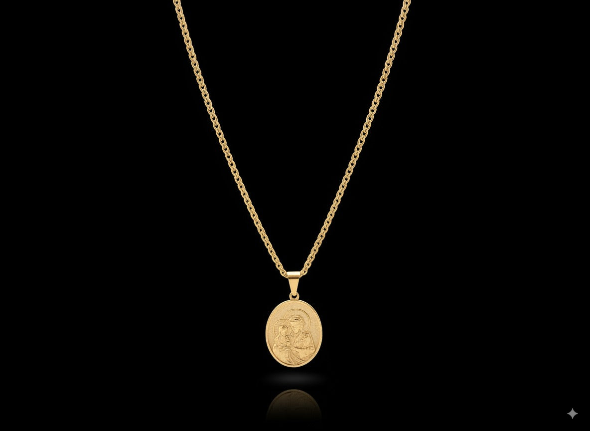 Cadena Trigo + Dije San José en ORO LAMINADO – SALODANNA