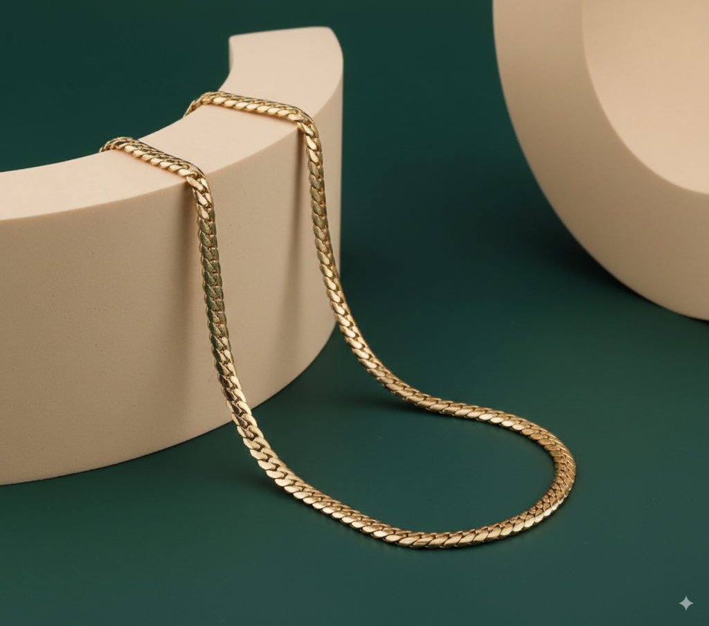 Cadena Serpiente en ORO LAMINADO – SALODANNA