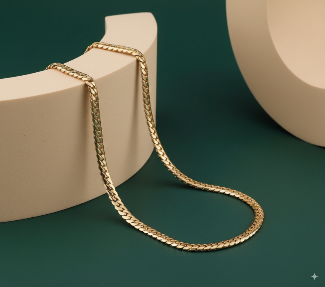 Cadena Serpiente en ORO LAMINADO – SALODANNA