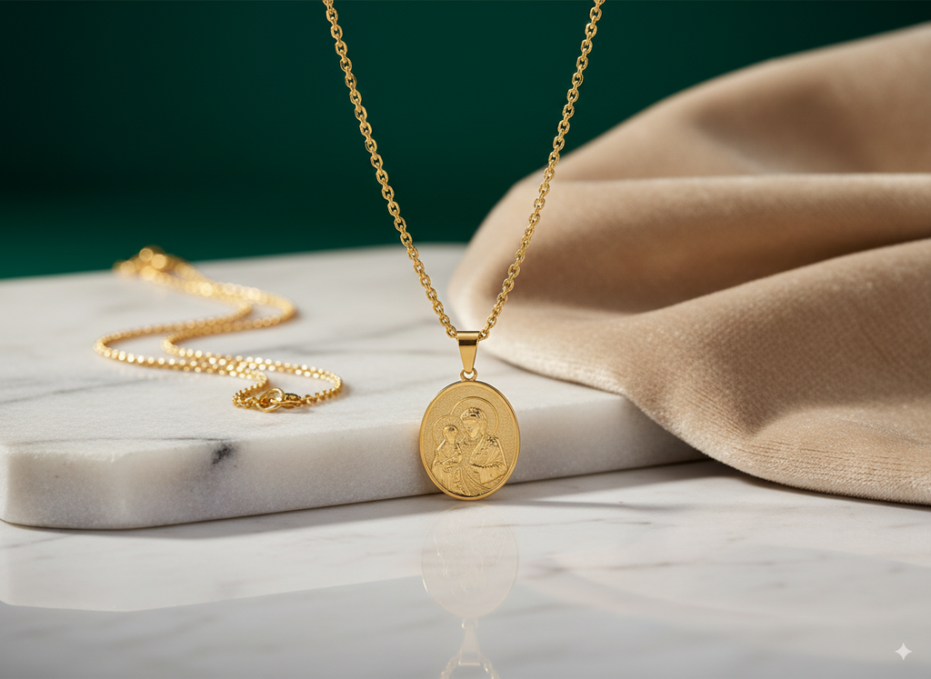 Cadena Trigo + Dije San José en ORO LAMINADO – SALODANNA