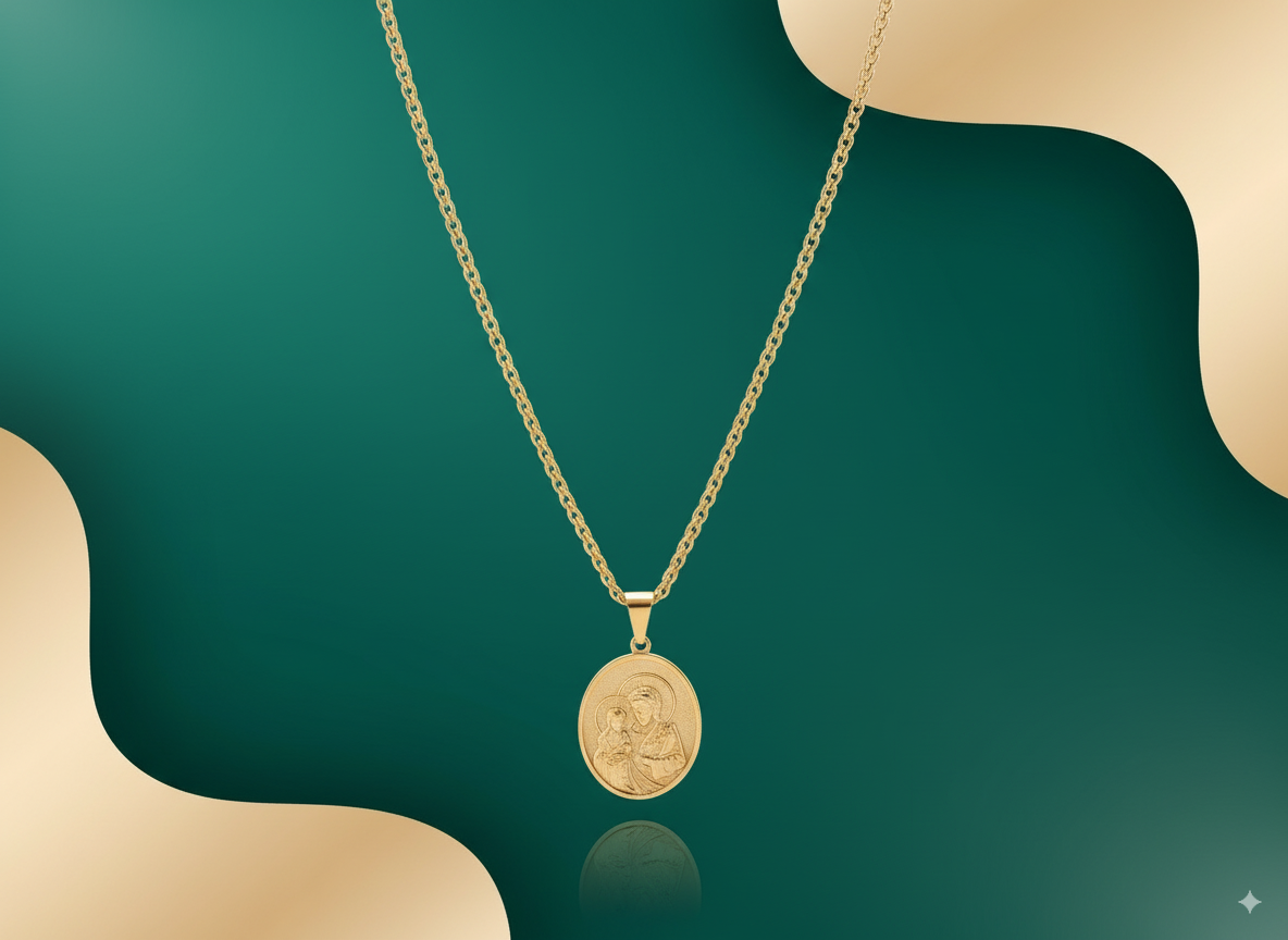 Cadena Trigo + Dije San José en ORO LAMINADO – SALODANNA